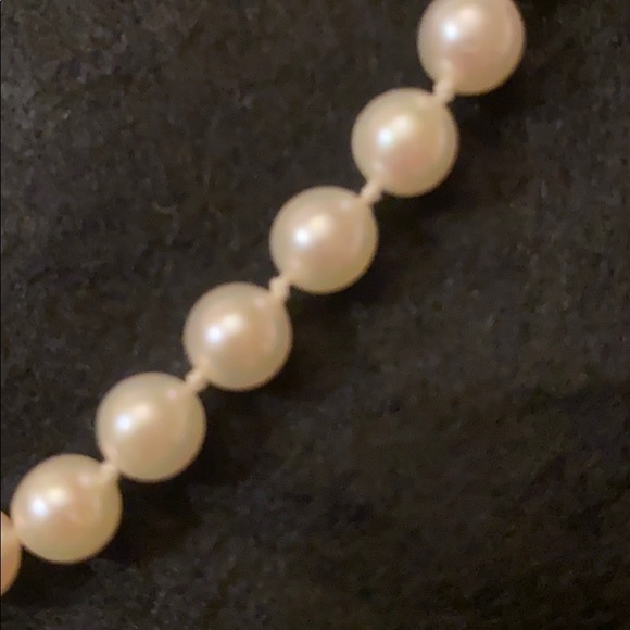 AUTH 1980s MIKIMOTO AKOYA CULTURED PEARL NECKLACE LANE CRAWFORD NECKLACE - Picture 15 of 17